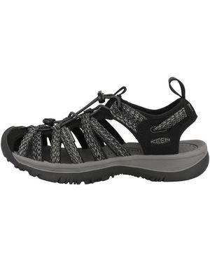 Keen Whisper Damen Sandale Sandaletten, Sommerschuhe, Badeschuhe, Riemchen, Schlappen - Schwarz