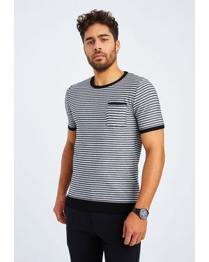 Leif Nelson T-Shirt Rundhals LN-7650 normal - Grau