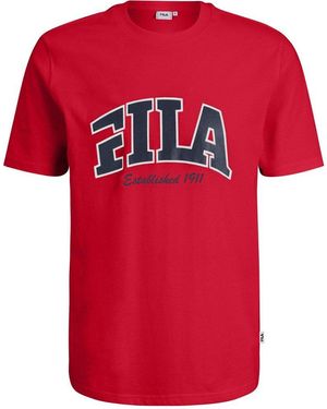 Fila T-Shirt Lanaken Regular Graphic Tee - Rot