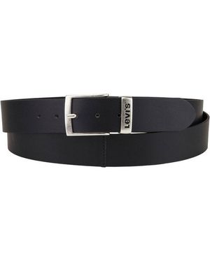Levi's Ledergürtel Ashland Gürtel (Big & Tall) New Ashland Plus - Schwarz