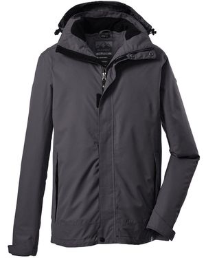 Killtec 3-in-1-Funktionsjacke Outdoorjacke Xenios - Schwarz