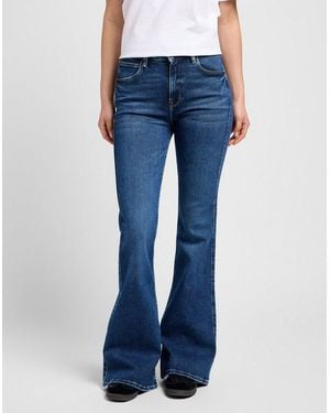 Lee Jeans Bootcut-Jeans Breese Im Five-Pocket Style - Blau