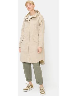 Camel Active Kurzmantel mit verstellbarer Langarm Kapuze - Natur