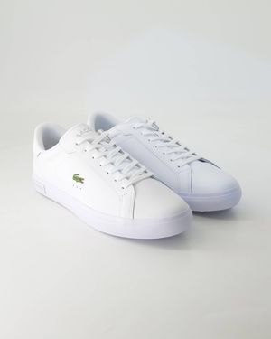 Lacoste Powercourt Sneaker Obermaterial: Leder - Mettallic