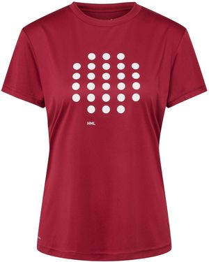 Hummel HmlCOURT T-Shirt F9001 Polyester - Rot