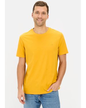 Camel Active T-Shirt aus reiner Baumwolle - Orange