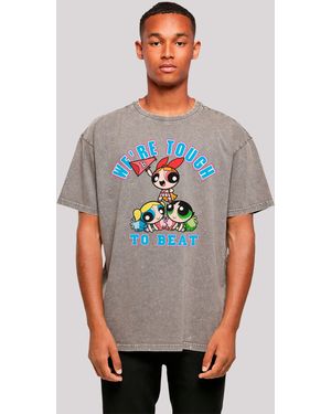 F4NT4STIC Shirt Powerpuff Girls Tough To Beat Premium Qualität - Grau