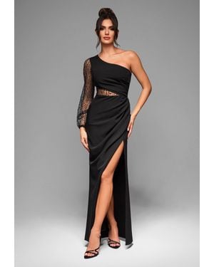 Ombre Klarissa Abendkleid - Schwarz