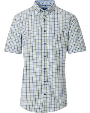 Redmond Kurzarmhemd Comfort Fit - Blau