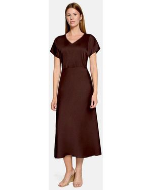 Vera Mont Maxirock Damen Wadenlang Material - Rot