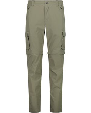 CMP Trekkinghose Hose Strecht Zip Off Pant 31T5627 - Grün