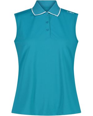 CMP Poloshirt WOMAN POLO SLEEVELESS 31T5076 - Blau