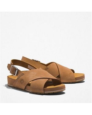 Timberland Malibu Waves Basic Backstrap Sandal Sandale Aus Leder - Braun