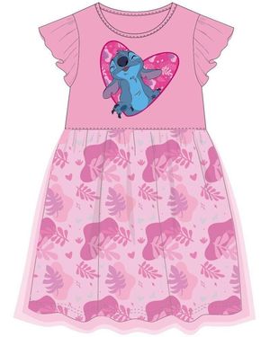 Lilo Et Stitch & Sommerkleid – Pink Leaf, 6 Jahre 116cm