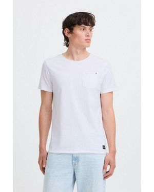 Blend T-Shirt Nhnoel Stilvolles T-Shirt Mit Brusttasche - Weiß