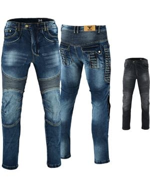 BULLDT Motorradhose JEANS-013 - Blau