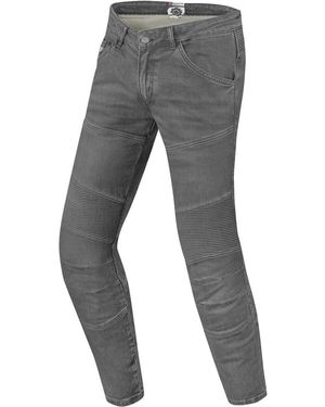 Bogotto Motorradhose Streton Motorrad Jeans Knieprotektoren enthalten - Grau