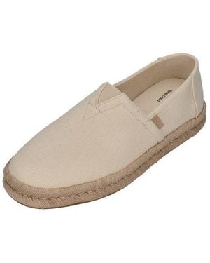 TOMS Alpargata Rope 2.0 Espadrille Natural Recycled Cotton Canvas