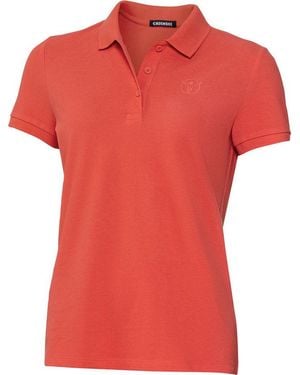 Chiemsee Poloshirt Atmungsaktiv Und Hautsympathisch Aus Baumwoll-Piqué - Rot