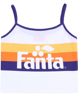 Sarcia.eu Blusentop Weiße Fanta-Bluse S - Blau