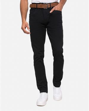 Threadbare Stoffhose Georgia (1-tlg) im klassischen 5-Pocket Style - Schwarz