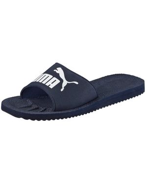 PUMA Purecat Badesandale Leichtes Gewicht, Weiches Textil-Innenmaterial - Blau