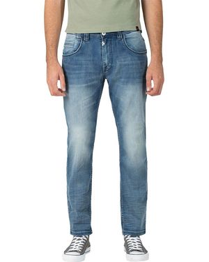 Timezone Straight-Jeans GerritTZ Jeanshose mit Stretch - Blau
