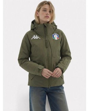 Kappa Skijacke 6Cento 612 Fisi Mit Kinnschutz - Grün
