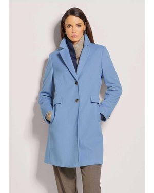 Madeleine Kurzmantel Kurzer Mantel mit Reverskragen - Blau