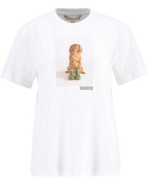 Barbour T-Shirt T-Shirt Bedale - Weiß