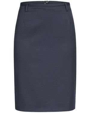 Greiff Bleistiftrock Corporate Basic Damen Business-Stiftrock Regular Marine - Blau