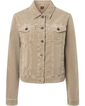 M·a·c Cordjacke mit Taschen - Natur