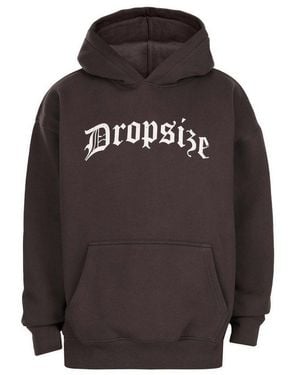Dropsize Kapuzensweatshirt Heavy Oversize Bless Hoodie (1-Tlg) - Schwarz