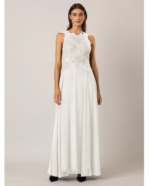 Apart Abendkleid mit attraktivem Floral-Design - Weiß