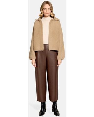 Betty Barclay Strickjacke Damen Mit Kragen (1-Tlg) - Natur