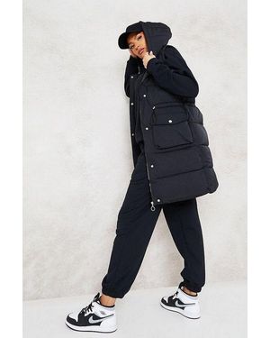 Worldclassca Steppweste Steppweste Mit Kapuze Ärmellos Outdoor Gesteppt-Xl - Blau