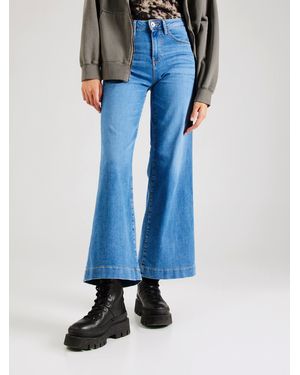Garcia High-waist-Jeans (1-tlg) Plain/ohne Details - Blau