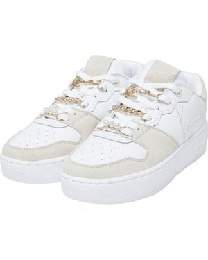 Karlkani Kk 89 Up Logo Prm Shoes Sneaker - Weiß