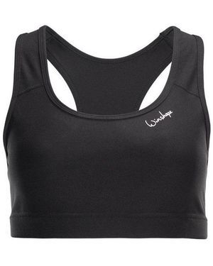 Winshape Sport-Bustier Functional Comfort Sport-Bh Sb102C Mit Herausnehmbaren Pads - Schwarz