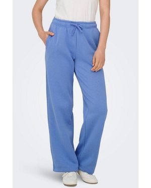 ONLY Sweathose Onlbest Straight Pant Swt Noos - Blau