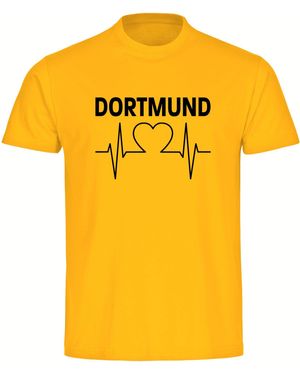 multifanshop T-Shirt Dortmund - Gelb