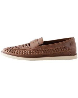 Next Geflochtene Slipper Loafer - Braun