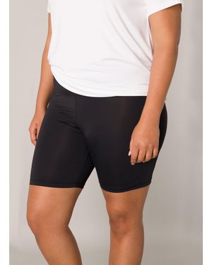 Base Level Curvy Shorts mit Elasthan - Weiß