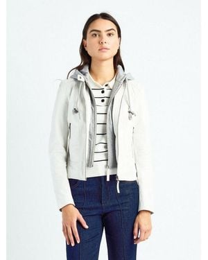 Maze Lederjacke 42021133 - Weiß