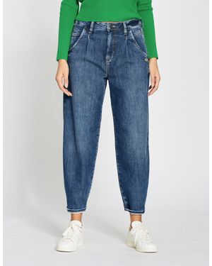 Gang Weite Jeans Balloon 94SILVIA CROPPED - Blau