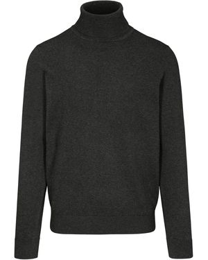 COMMANDER Wollpullover - Schwarz