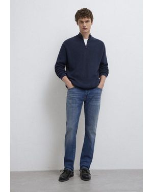 Mavi Straight-Jeans Marcus Slim Straight Jeans - Blau