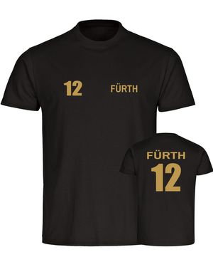 multifanshop T-Shirt Fürth - Schwarz