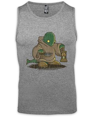 Urban Backwoods Tanktop FF Tombery Ärmelloses T-Shirt Final Geek Nerd Gaming Gamer Game Chocob Fantasy Coming Don Meister - Grau