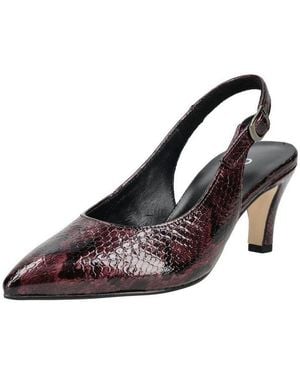 Gabor Pumps Leder Slingpumps - Braun